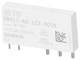 TE CONNECTIVITY - SCHRACK 1558940-4 POWER RELAY, SPDT, 277VAC, 6A, TH