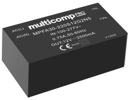 MULTICOMP PRO MPFA30-220S05G2N5 POWER SUPPLY, AC-DC, 5V, 6A