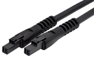 JST / JAPAN SOLDERLESS TERMINALS A02RJWPF02RJWPF22KJ914OM CABLE ASSY, 2POS, WTB RCPT-RCPT, 914.2MM