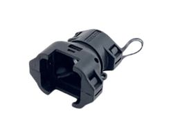 AMPHENOL INDUSTRIAL USCM0AS-111 BACKSHELL, 180DEG, BLACK, TP/GF PA