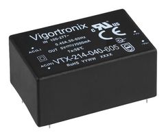 VIGORTRONIX VTX-214-040-624 POWER SUPPLY, AC-DC, 24V, 1.67A