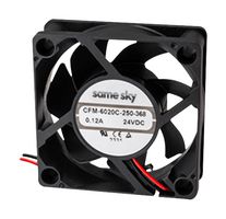 SAME SKY CFM-6020C-270-410 DC FAN, 36.45CFM, 41DBA, 24VDC