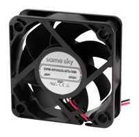 SAME SKY CFM-5015CG-075-366 DC FAN, 17.54CFM, 36.63DBA, 5VDC