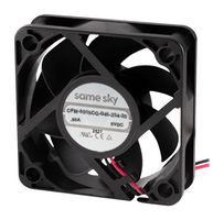 SAME SKY CFM-5015CG-045-234-20 DC FAN, 10.46CFM, 23.43DBA, 5VDC