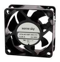 SAME SKY CFM-6015BF-050-345 DC FAN, 22.23CFM, 35.4DBA, 5VDC