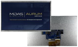 MIDAS DISPLAYS MVT-E101000 TFT DISPLAY, NO TS, 10.1", SPI/QSPI