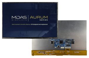 MIDAS DISPLAYS MVT-H101001 TFT DISPLAY, NO TOUCHSCREEN, 10.1", HDMI