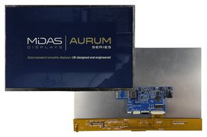 MIDAS DISPLAYS MVT-E101001 TFT DISPLAY, NO TS, 10.1", SPI/QSPI