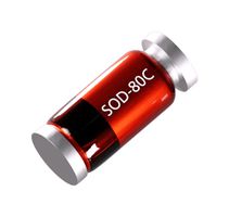DIOTEC SEMICONDUCTOR ZMM4.3 ZENER DIODE, 4.3V, 0.5W, SOD-80C-2