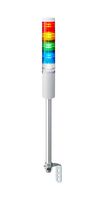 PATLITE LR5-502LINW-RYGBC SIGNAL TOWER, BLU/GRN/RED/WHT/YELL, 24V