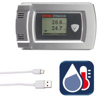 ROTRONIC HL-20D-SET1 DATA LOGGER SET, TEM & HUMIDITY/LCD/UART