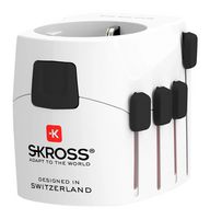 SKROSS 1.302524 TRAVEL ADAPTER, WORLD-USB, 250VAC, 7A