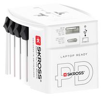 SKROSS 1.302974 TRAVEL ADAPTER, WORLD-USB, 250VAC, 2.5A
