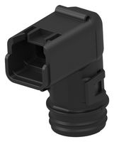 TE CONNECTIVITY 1011-228-0205 BACKSHELL, 2POS CONN, 90DEG, BLACK