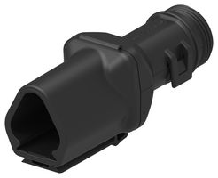 TE CONNECTIVITY 1011-233-0305 BACKSHELL, 3POS CONN, 180DEG, BLACK