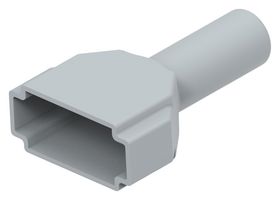 TE CONNECTIVITY DT12S-BT BOOT, 12POS PLUG CONN, GREY, 180DEG