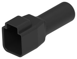 TE CONNECTIVITY DT6S-BT-BK BOOT, 6POS PLUG CONN, BLACK, 180DEG
