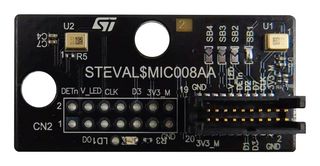 STMICROELECTRONICS STEVAL-MIC008A DAUGHTER BOARD, MEMS MICROPHONE, 3.6 V ROHS COMPLIANT: YES