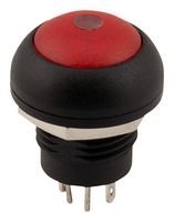 SAME SKY PB4L-M-RRG-D-67 PB SWITCH, SPST-NO-DM, 0.2A/250VAC/PANEL