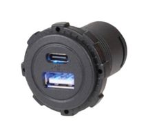 MULTICOMP PRO MP016668 AUTO USB POWER CHARGER, TYPE A & C/24VDC