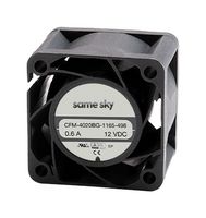 SAME SKY CFM-4020BG-1185-523-20 DC AXIAL FAN, 22.52CFM, 0.6A, 7.2W