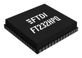 FTDI FT232HPQ-TRAY USB W/TYPE-C/PD3.0 CNTRL, 85DEGC/QFNEP56