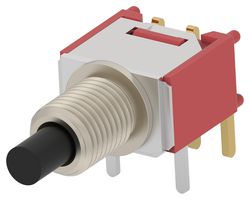 TE CONNECTIVITY - ALCOSWITCH DMPS2P2B3TPRG05 PB SWITCH, SPDT, 20V, PANEL/TH ROHS COMPLIANT: YES