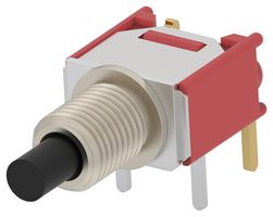 TE CONNECTIVITY - ALCOSWITCH DMPS4P2B3TPRG05 PB SWITCH, SPST-NC-DB, 20V, PANEL/TH ROHS COMPLIANT: YES