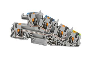 PHOENIX CONTACT 3214049 TERMINAL BLOCK, 5POS, 3LEVEL, 28A, 400V