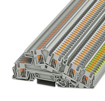 PHOENIX CONTACT 3214050 TERMINAL BLOCK, 5POS, 3LEVEL, 28A, 400V