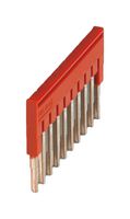 PHOENIX CONTACT 3030158 PLUG IN BRIDGE, TB, 10POS, 4.2MM, RED