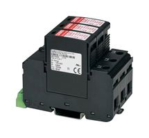 PHOENIX CONTACT VAL-US-277/80/3+0-FM SURGE PROTECTOR, 80KA, 80KA, DIN RAIL