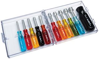 WELLER XCELITE PS120N CONVERTIBLE MINI NUTDRIVER SET, 11 PIECE