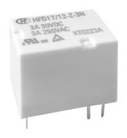 HONGFA HFD17/12-ZF-3 SIGNAL RELAY, SPDT, 12V/3A, TH