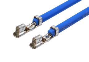 JST / JAPAN SOLDERLESS TERMINALS ASPHSPH24B305 CABLE ASSY, CRIMP SKT-SKT, 305MM, BLUE