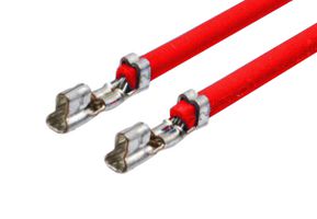 JST / JAPAN SOLDERLESS TERMINALS ASPHSPH24R152 CABLE ASSY, CRIMP SKT-SKT, 152MM, RED