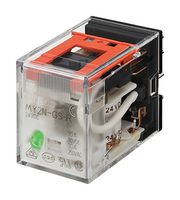 OMRON INDUSTRIAL AUTOMATION MY4IN-D1-GS-R DC24 POWER RELAY, 4PDT, 6A, 250VAC/30VDC