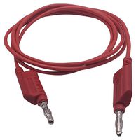 MUELLER ELECTRIC BU-2061SR-A-150-2 STACK 4MM BANANA PLUG-PLUG, 60VDC, 1.5M