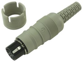 HIRSCHMANN MAK 8100 S CONNECTOR, DIN, RECEPTACLE, 8 POSITION