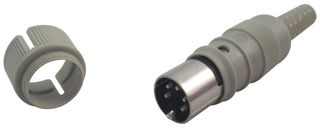 HIRSCHMANN MAS 5100 60 DIN Audio / Video Connector, 60 , Plug, 5, Cable Mount, Tin Plated Contacts RoHS Compliant: Yes