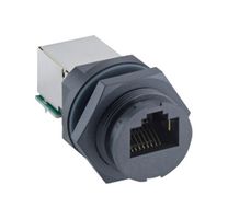 LUMBERG 2543 05 RJ45 CONN, R/A JACK, 8P8C, 1PRT, PNL/PCB
