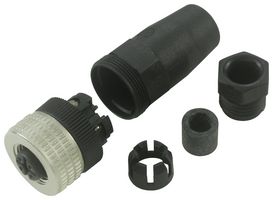 HIRSCHMANN ELKA 4012 PG7 CIRCULAR CONNECTOR, RECEPTACLE, M12-4, CABLE