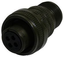 AMPHENOL INDUSTRIAL MS3106A-14S2S SOCKET, FREE, 4WAY
