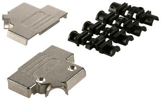 MH CONNECTORS MHD45ZK-25-K D SUB BACKSHELL, ZINC BODY, DB, 90Â°