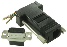 MH CONNECTORS MHDA9-PMJ6-K INTER-SERIES ADAP D SUB 9POSITIONS PLUG