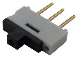 EOZ 09-03290.01 Slide Switch, 1K2 Series, SPDT-CO, Vertical, Through Hole, 500 mA RoHS Compliant: Yes