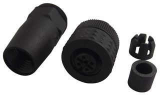 HIRSCHMANN ELKA 4012K PG7 SOCKET, FREE, M12, 4WAY