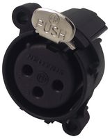 NEUTRIK NC3FAV1 XLR Audio Connector, Jack, 3, PCB Mount,