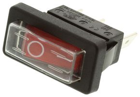 ARCOLECTRIC / BULGIN LIMITED C5503ALNEA ROCKER SWITCH, ON-OFF, SPST, ILLUMINATED