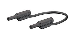 STAUBLI 659179-100-21 TEST LEAD, BLK, 1M, 600V, 10A